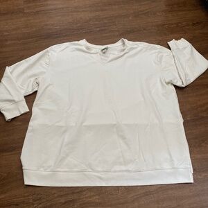 White Tunic Sweater 3X Woman